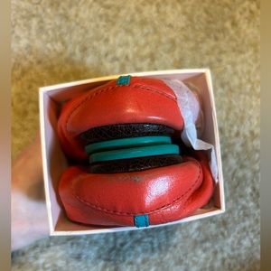 Tieks size 8, poppy color, good condition.